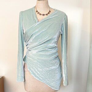 Green Wrap-Around Shirt
